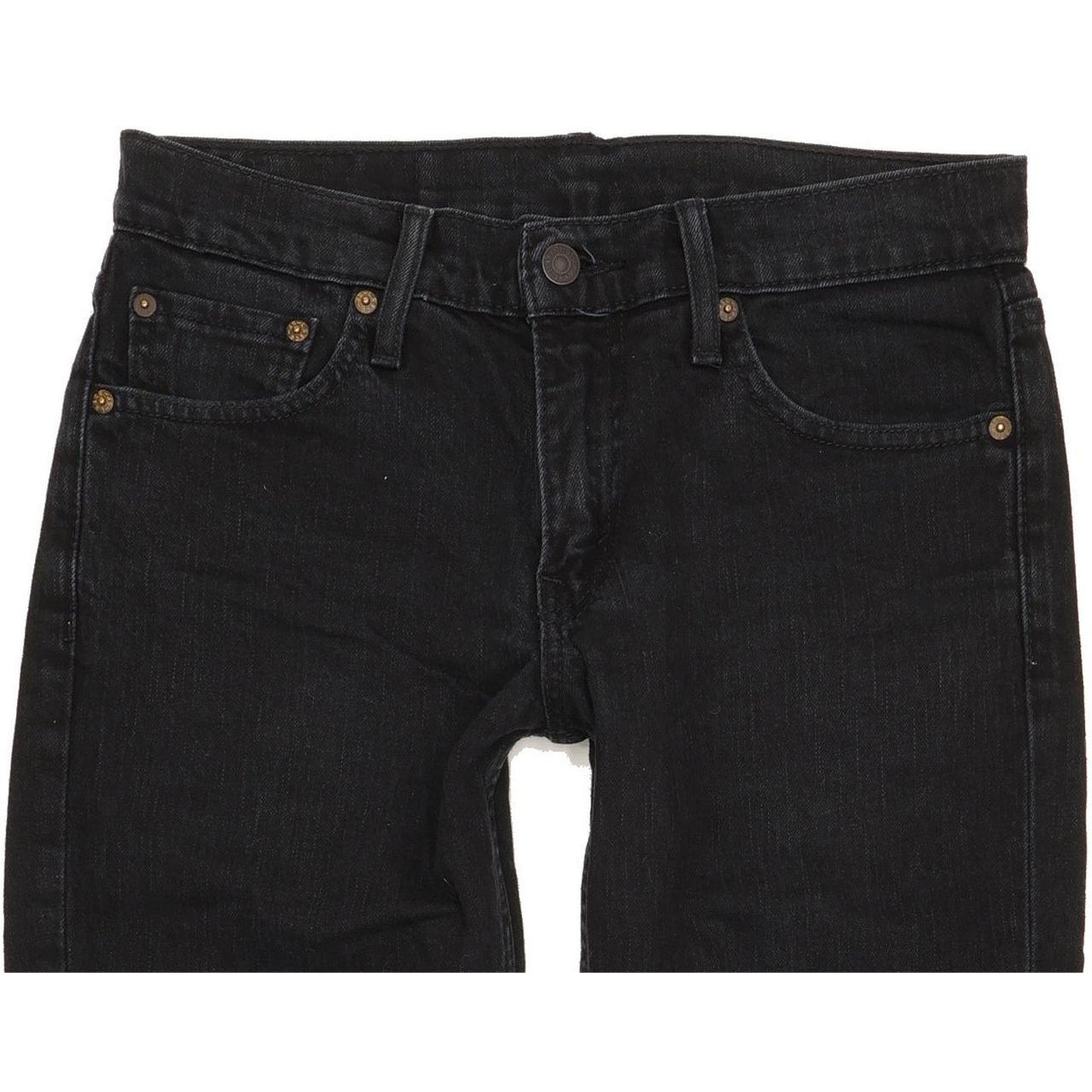 Levi's 511 Men Black Straight Slim Stretch Jeans W29 L31