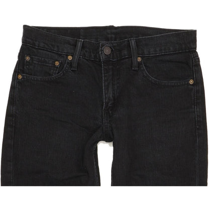 Levi's 511 Men Black Straight Slim Stretch Jeans W29 L31