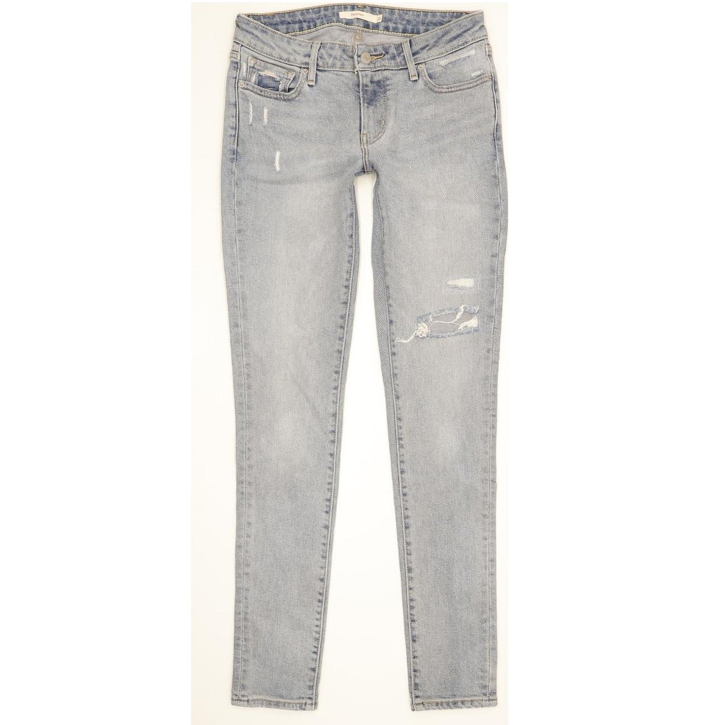 Levi's 711 Women Blue Skinny Slim Stretch Jeans W26 L32