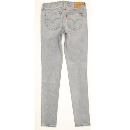Levi's 711 Women Blue Skinny Slim Stretch Jeans W26 L32