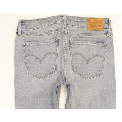 Levi's 711 Women Blue Skinny Slim Stretch Jeans W26 L32