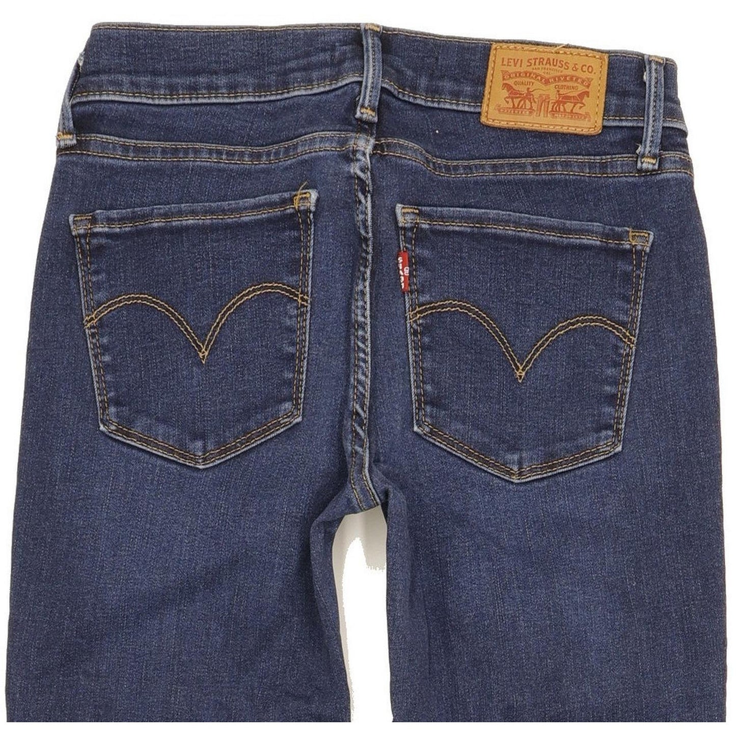 Levi's 710 Super Women Blue Skinny Slim Stretch Jeans W25 L31