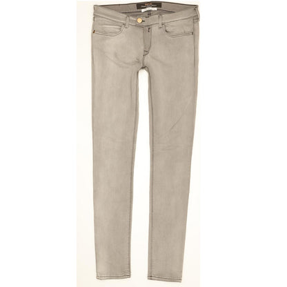 Replay Women Grey Skinny Slim Stretch Jeans W28 L30