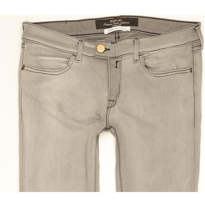 Replay Women Grey Skinny Slim Stretch Jeans W28 L30