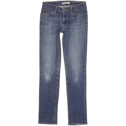 Levi's 712 Women Blue Straight Slim Stretch Jeans W26 L31