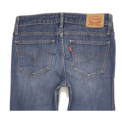Levi's 712 Women Blue Straight Slim Stretch Jeans W26 L31