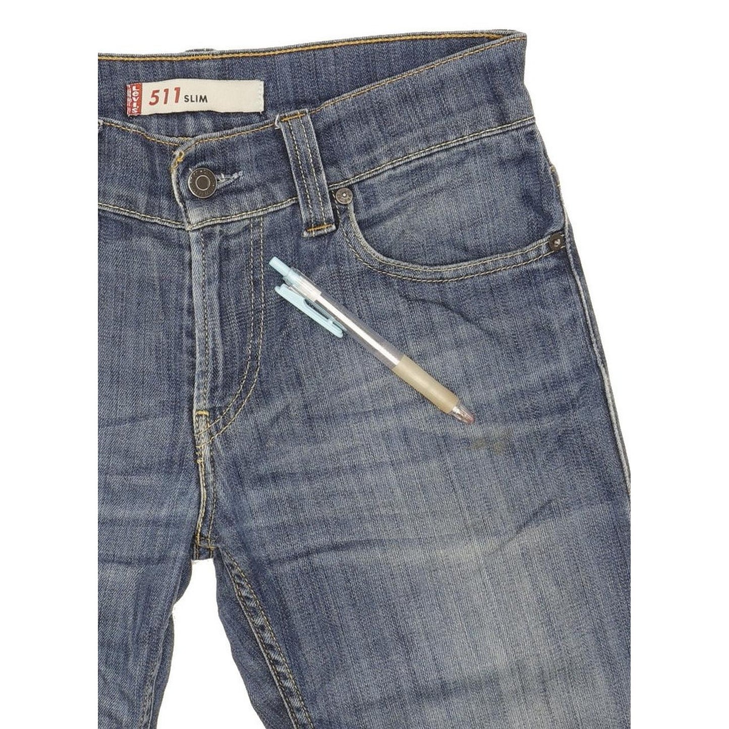 Levi's 511 Men Blue Straight Slim Stretch Jeans W31 L31