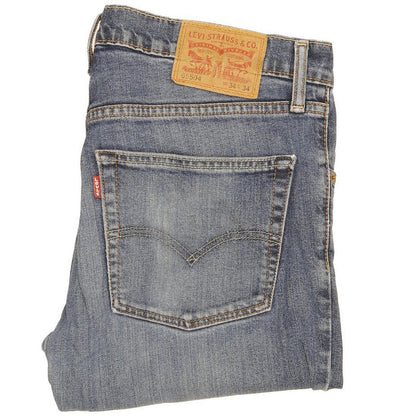 Levi's 504 Men Blue Straight Regular Jeans W34 L29