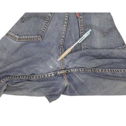 Levi's 504 Men Blue Straight Regular Jeans W34 L29
