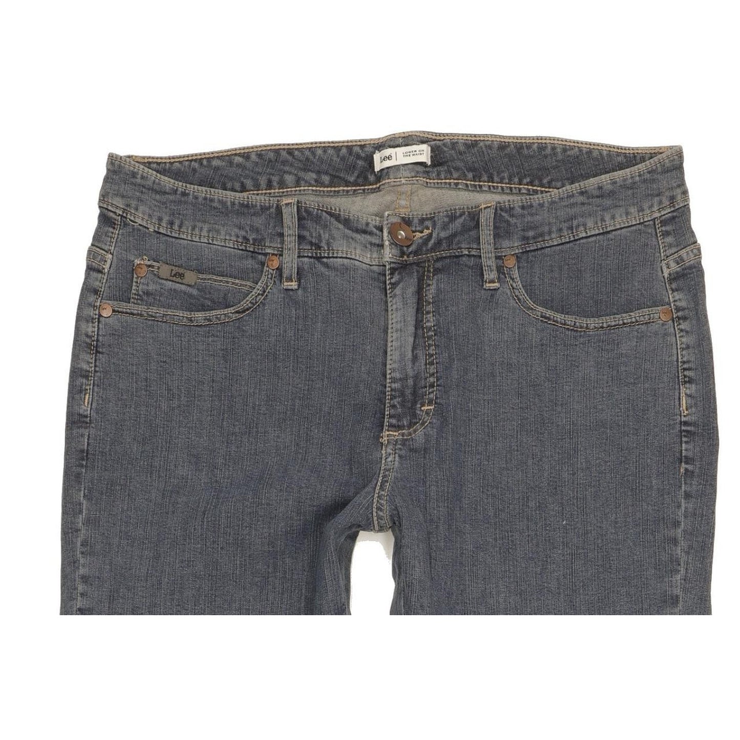 Lee Women Blue Bootcut Slim Jeans W32 L29