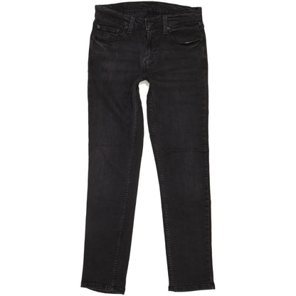 Levi's 511 Men Black Straight Slim Stretch Jeans W32 L33