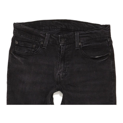 Levi's 511 Men Black Straight Slim Stretch Jeans W32 L33