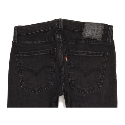 Levi's 511 Men Black Straight Slim Stretch Jeans W32 L33