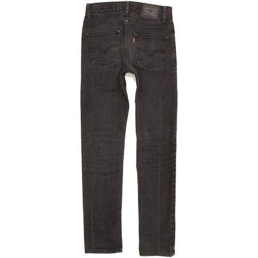 Levi's 510 Kids Black Skinny Slim Stretch Jeans W28 L30