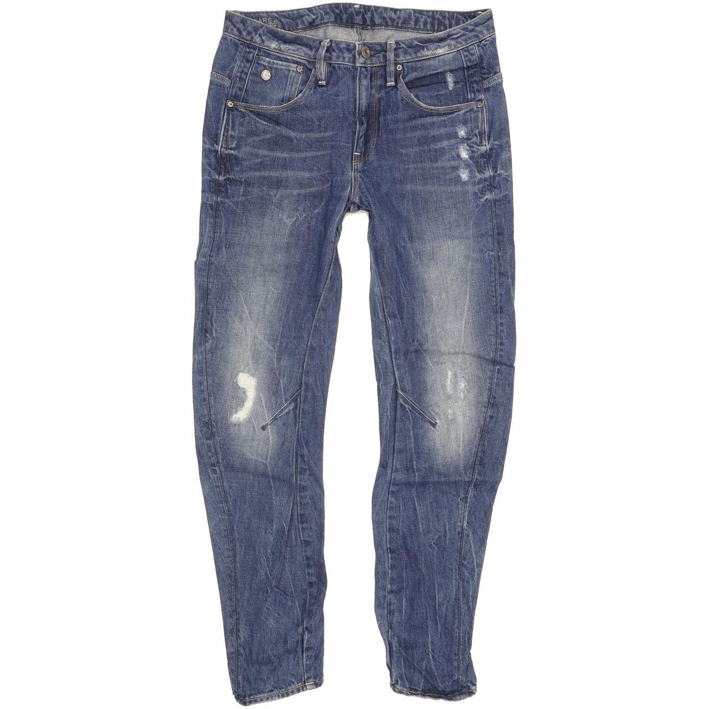G-Star Arc 3D Women Blue Tapered Loose Boyfriend Jeans W25 L32