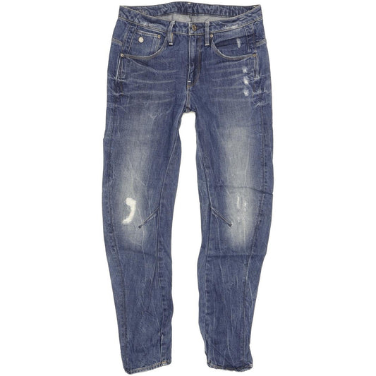 G-Star Arc 3D Women Blue Tapered Loose Boyfriend Jeans W25 L32