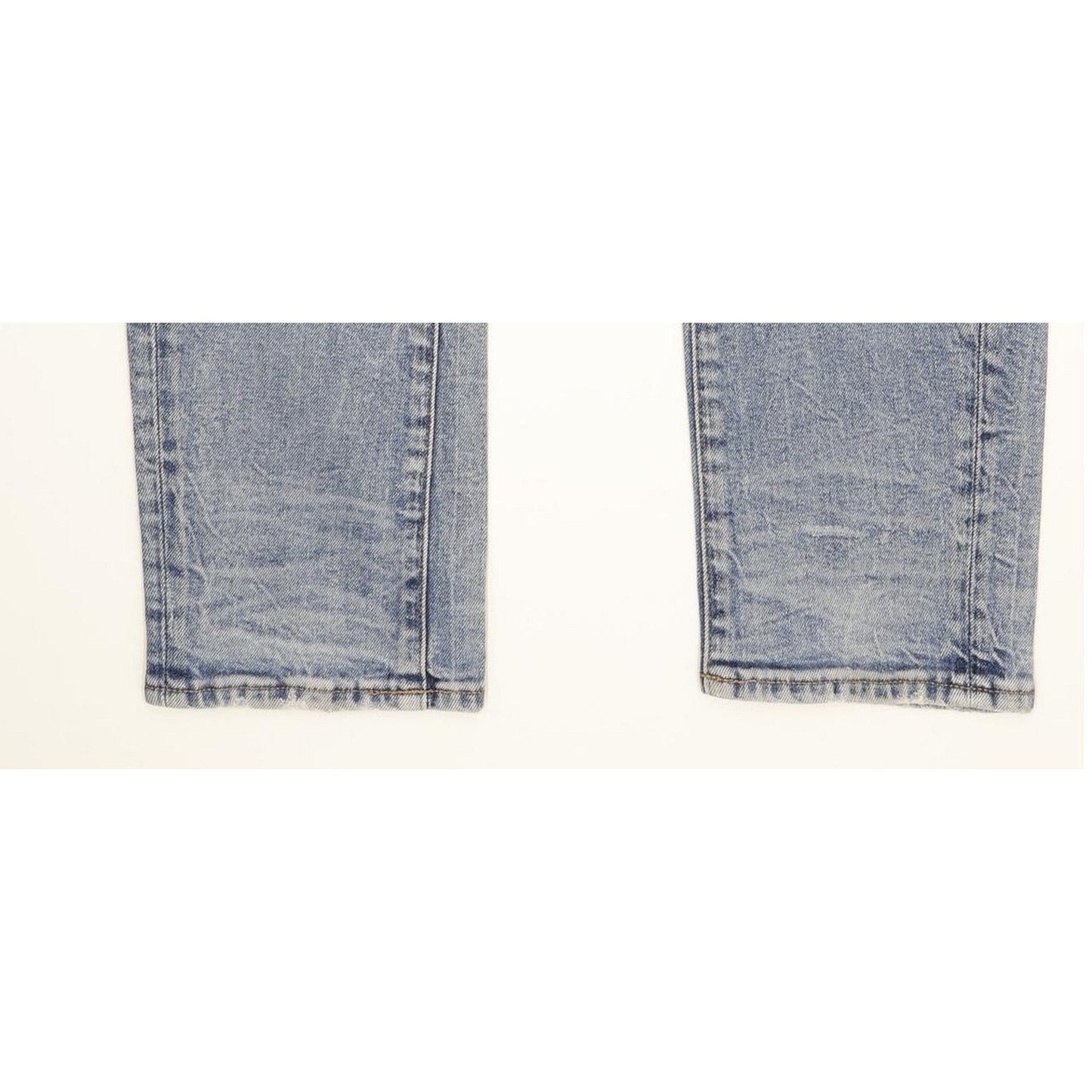 G-Star 3301 Mid Women Blue Tapered Regular Boyfriend Stretch Jeans W26 L31