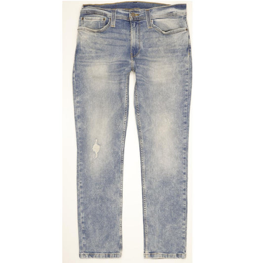 Levi's 511 Men Blue Straight Slim Jeans W34 L32