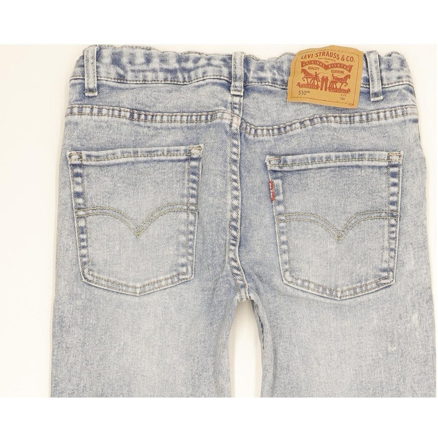 Levi's 510 Kids Blue Skinny Slim Stretch Jeans W26 L30