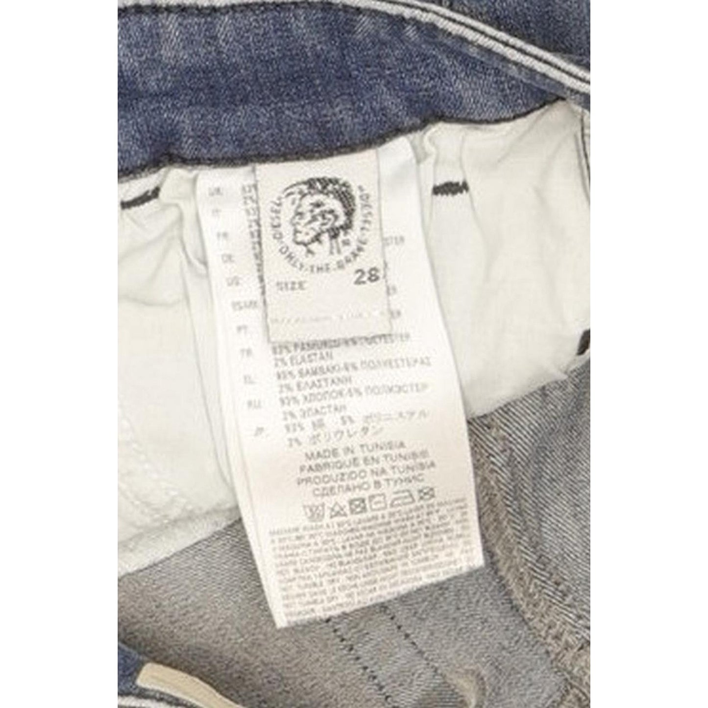 Diesel Slandy 084MU Women Blue Skinny Slim Stretch Jeans W28 L29