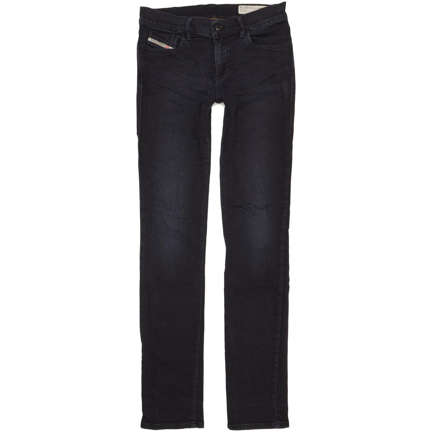 Diesel Straitzee 0804Q Women Navy Straight Slim Stretch Jeans W28 L33