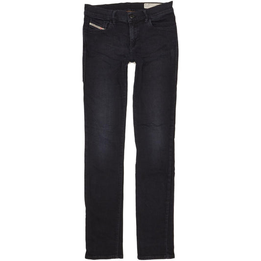 Diesel Straitzee 0804Q Women Navy Straight Slim Stretch Jeans W28 L33