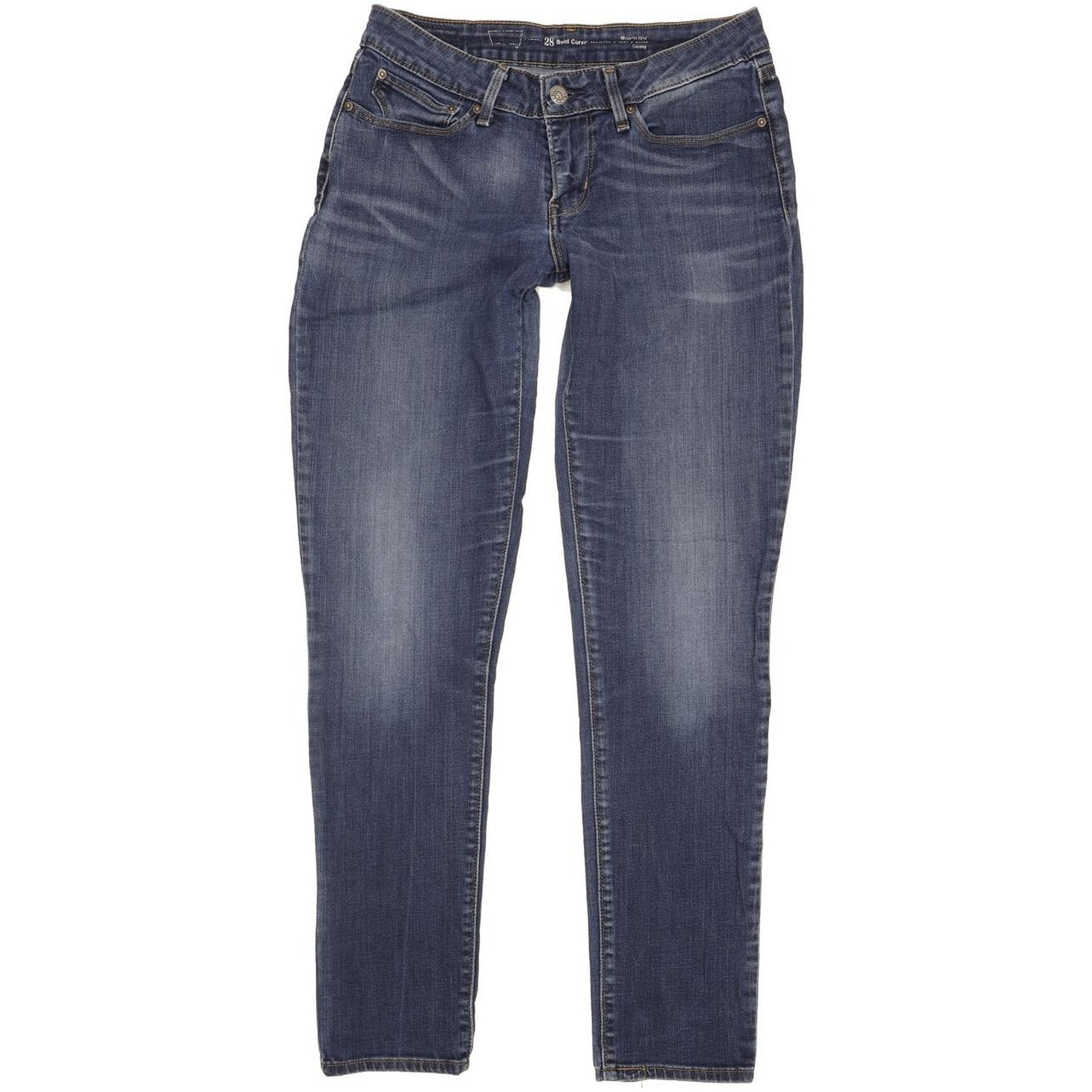 Levi's Bold Curve Women Blue Skinny Slim Stretch Jeans W28 L30