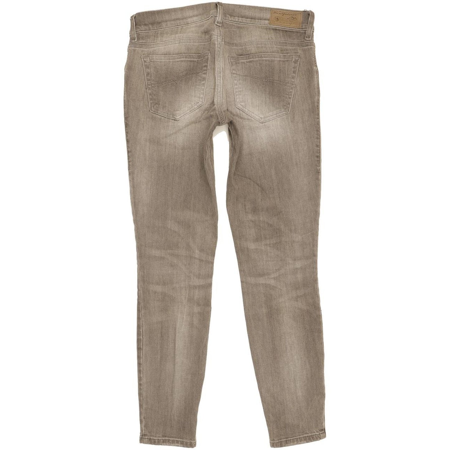 Diesel Grupee-Ankle 0672J Women Grey Skinny Slim Stretch Jeans W28 L28