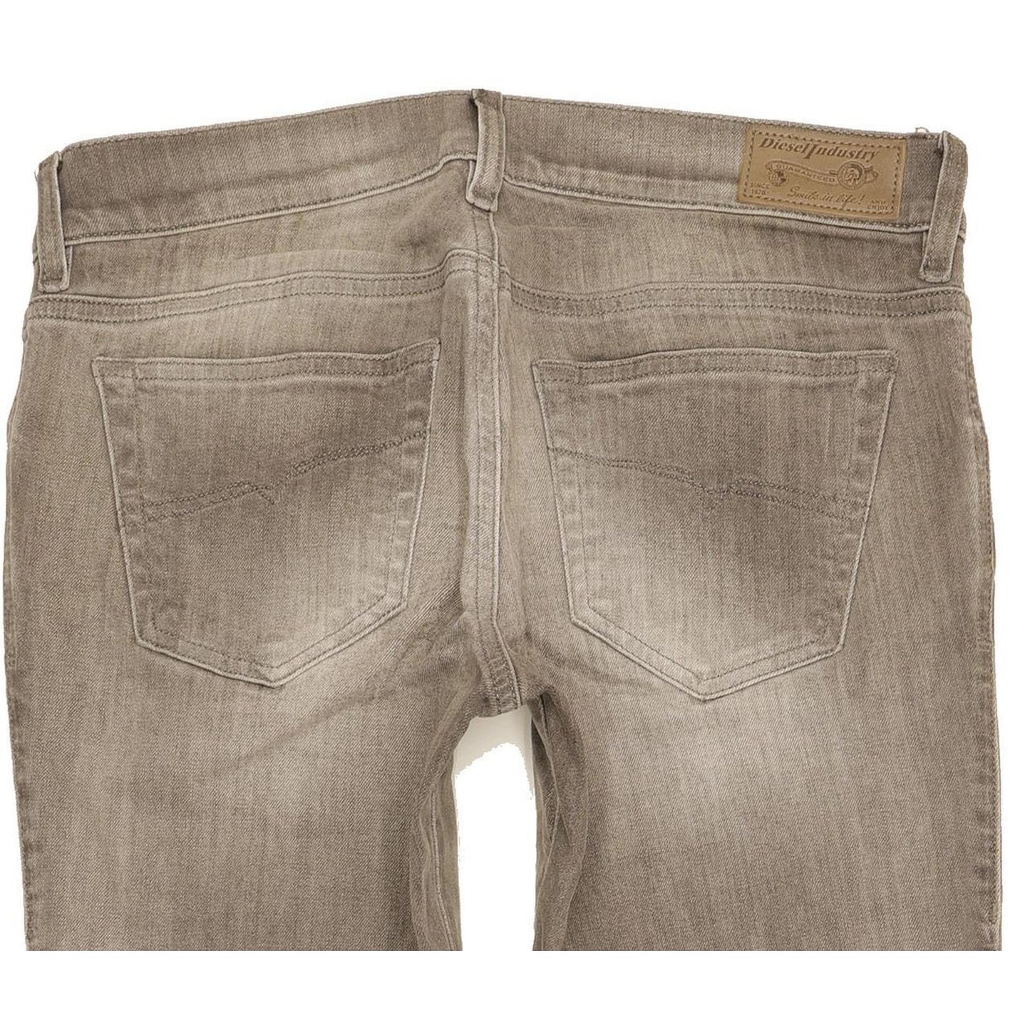 Diesel Grupee-Ankle 0672J Women Grey Skinny Slim Stretch Jeans W28 L28