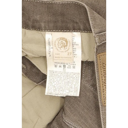 Diesel Grupee-Ankle 0672J Women Grey Skinny Slim Stretch Jeans W28 L28