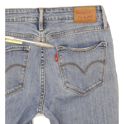 Levi's 721 Women Blue Skinny Slim Stretch Jeans W27 L31