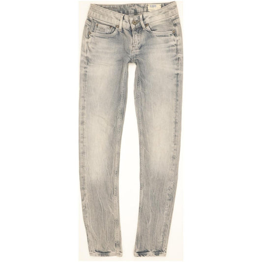 G-Star 3301 Women Blue Skinny Slim Stretch Jeans W24 L29