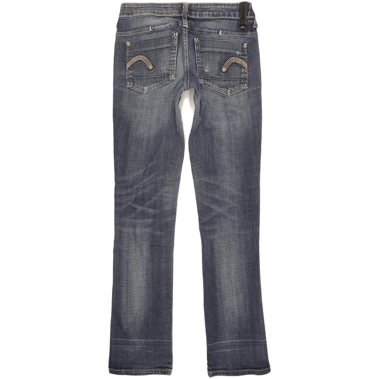G-Star Reese Women Blue Straight Slim Stretch Jeans W28 L32