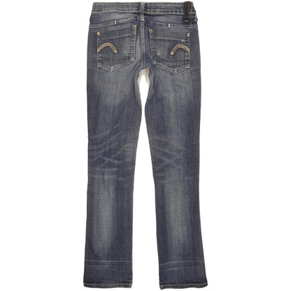G-Star Reese Women Blue Straight Slim Stretch Jeans W28 L32