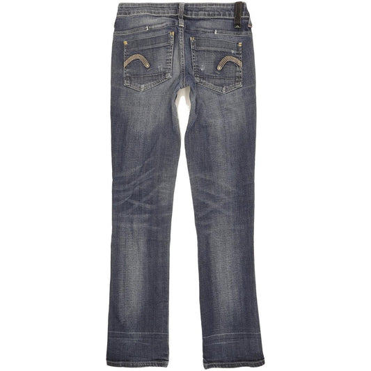 G-Star Reese Women Blue Straight Slim Stretch Jeans W28 L32
