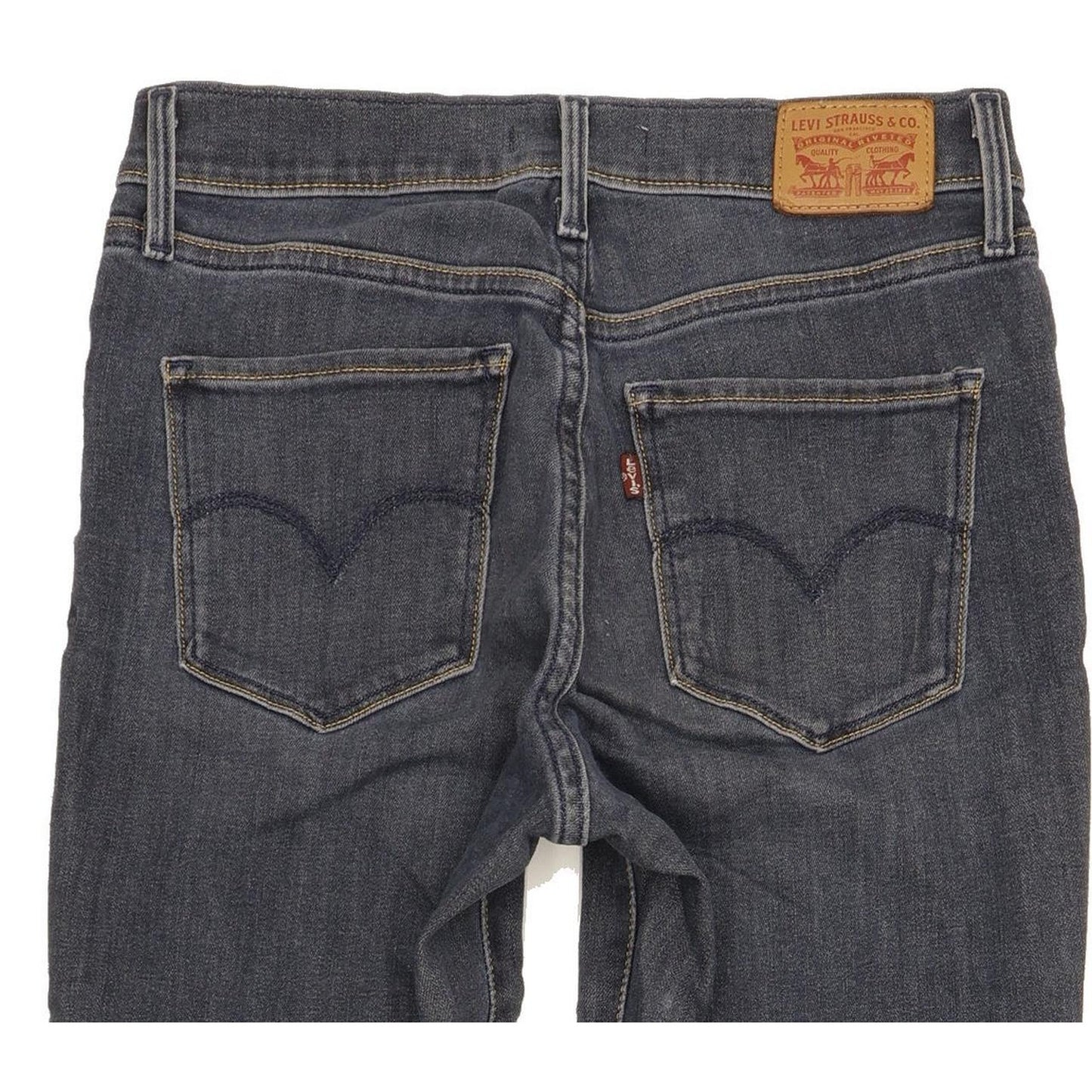 Levi's 312 Shaping Women Blue Straight Slim Stretch Jeans W26 L30