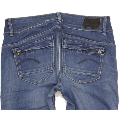 G-Star Midge Cody Women Blue Skinny Slim Stretch Jeans W30 L32