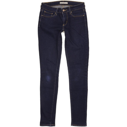 Levi's 711 Women Blue Skinny Slim Stretch Jeans W26 L31
