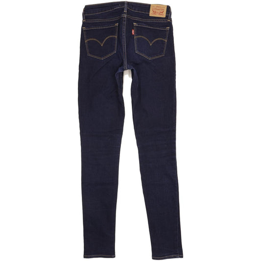 Levi's 711 Women Blue Skinny Slim Stretch Jeans W26 L31