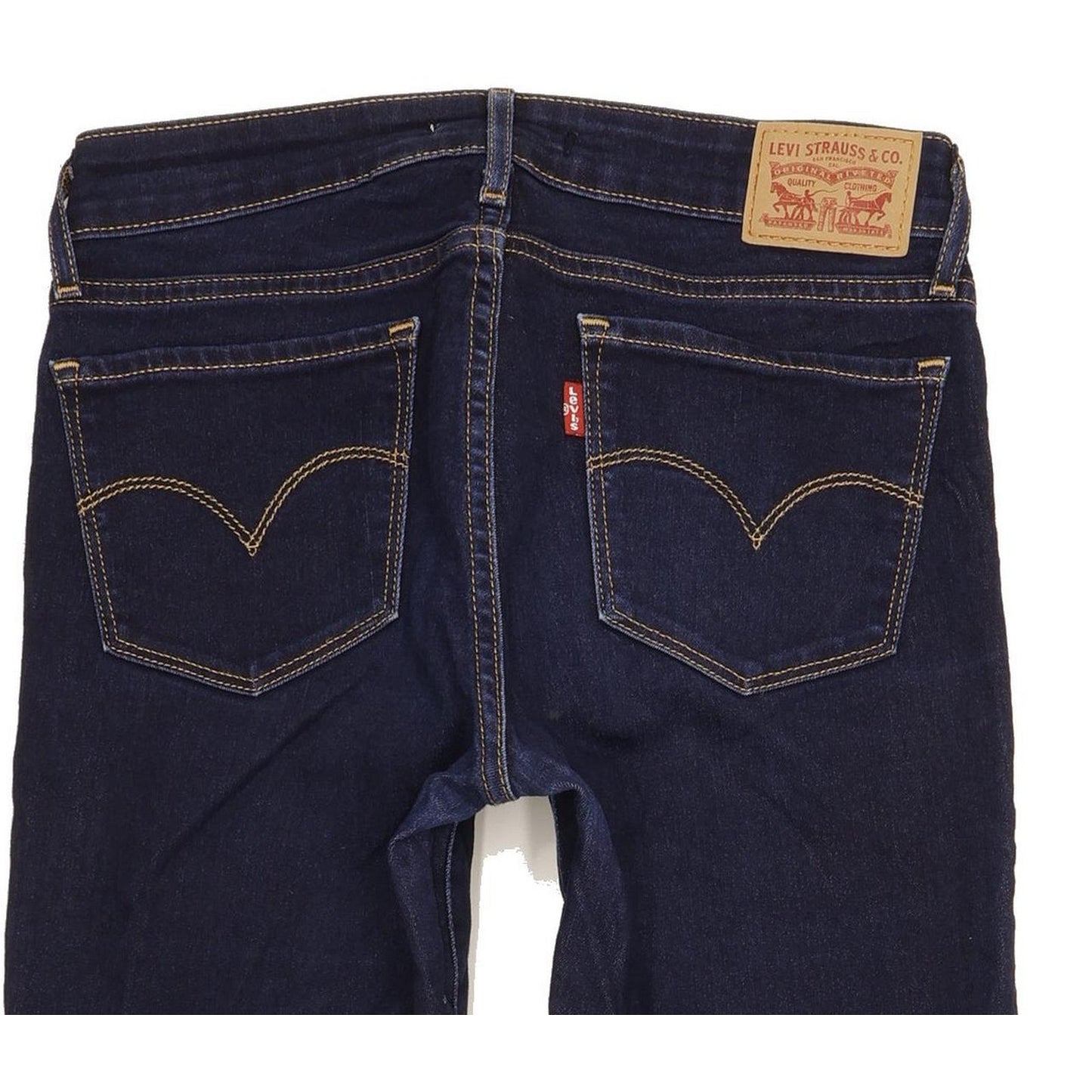 Levi's 711 Women Blue Skinny Slim Stretch Jeans W26 L31