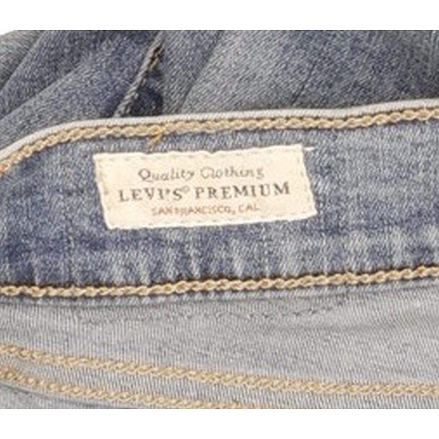 Levi's 710 Super Women Blue Skinny Slim Stretch Jeans W25 L28