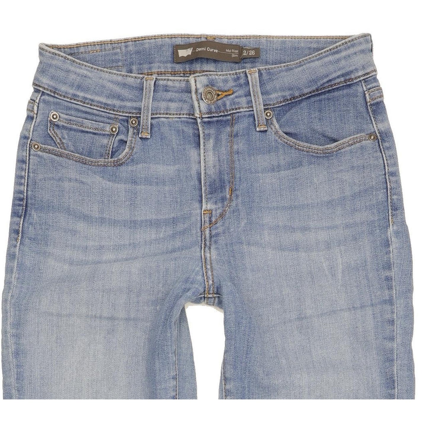 Levi's Demi Curve Women Blue Skinny Slim Stretch Jeans W26 L31