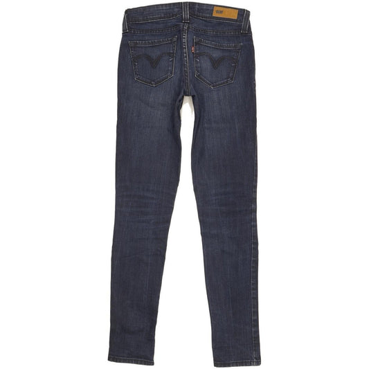 Levi's Demi Curve Women Blue Skinny Slim Stretch Jeans W25 L30