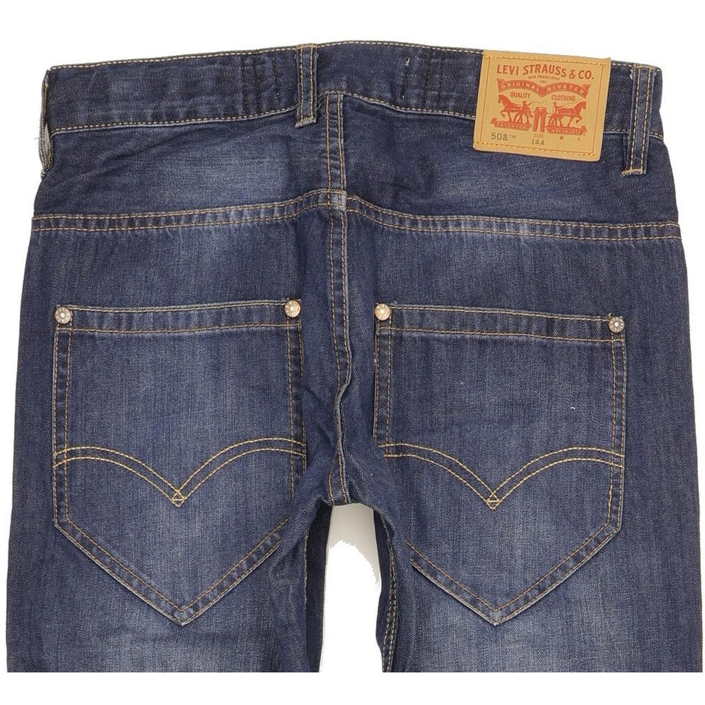 Levi's 508 Kids Blue Tapered Regular Jeans W26 L29