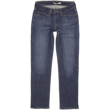 Levi's 712 Women Blue Straight Slim Stretch Jeans W27 L29