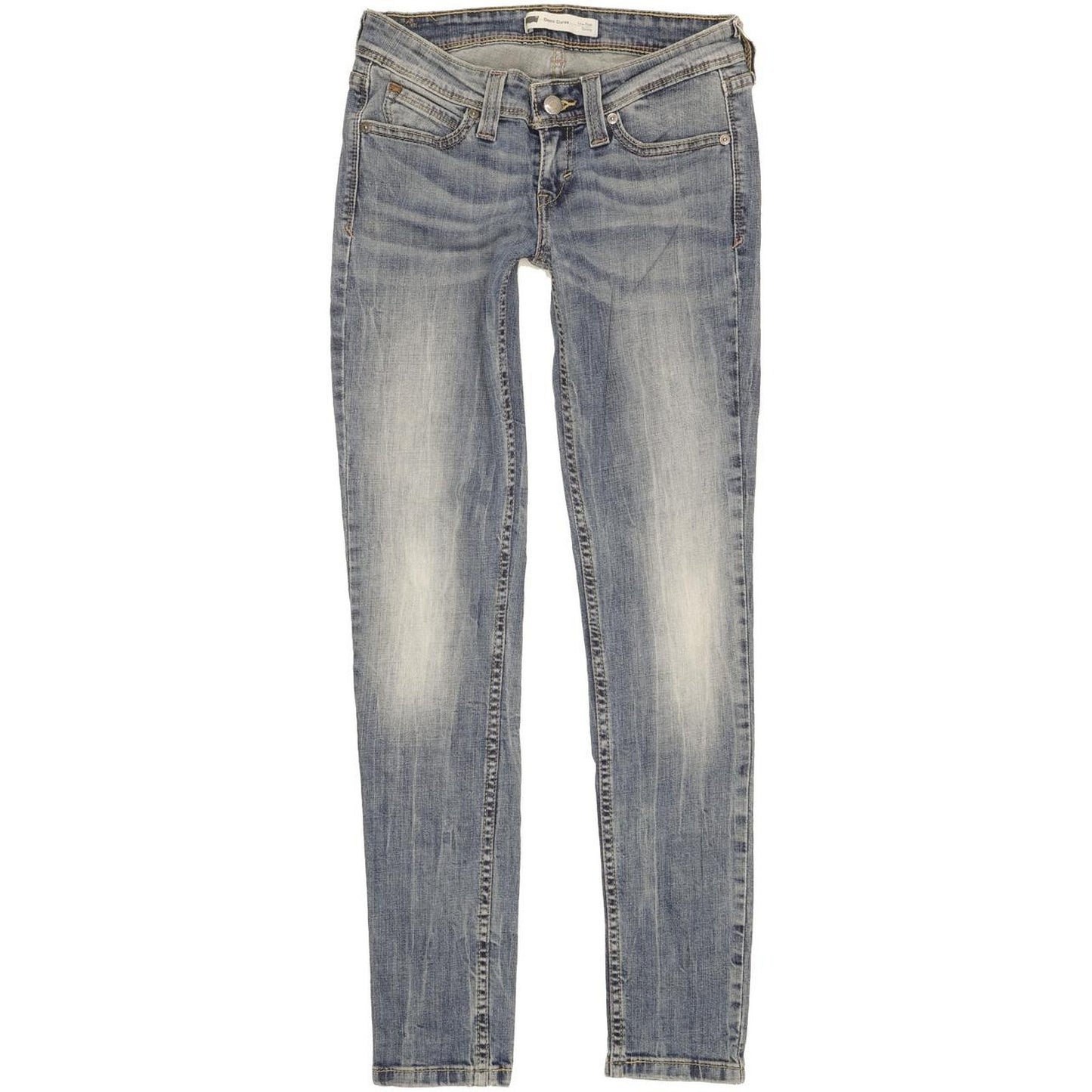 Levi's Demi Curve Women Blue Skinny Slim Stretch Jeans W25 L30