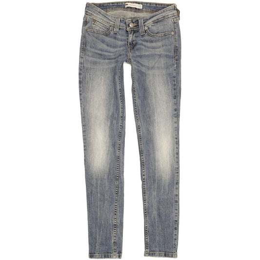 Levi's Demi Curve Women Blue Skinny Slim Stretch Jeans W25 L30