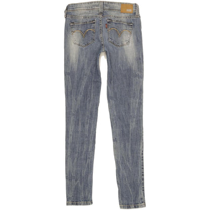 Levi's Demi Curve Women Blue Skinny Slim Stretch Jeans W25 L30