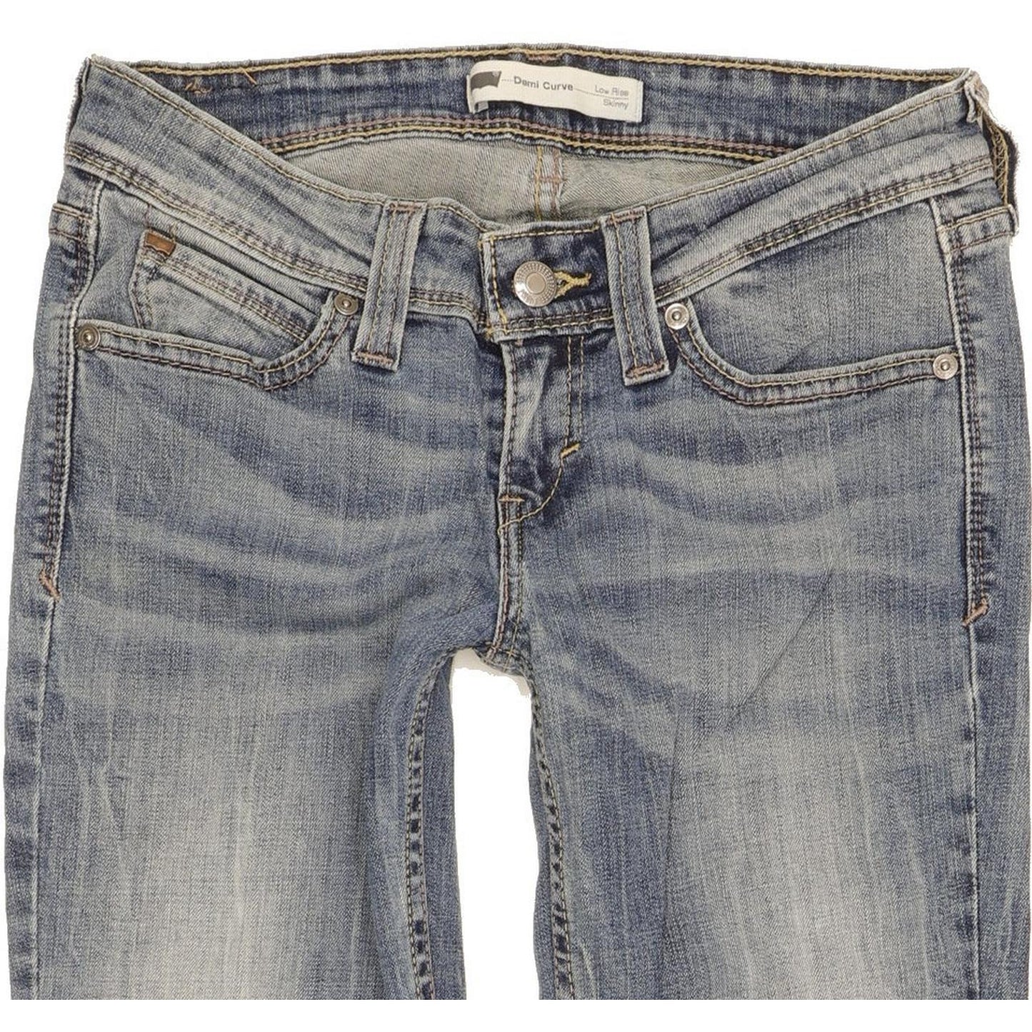 Levi's Demi Curve Women Blue Skinny Slim Stretch Jeans W25 L30
