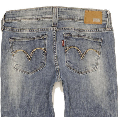 Levi's Demi Curve Women Blue Skinny Slim Stretch Jeans W25 L30